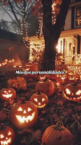 Mis dos personalidades 🥴 #paratii #halloween #navidad #merrychristmas #halloween2025 #october #november #december 