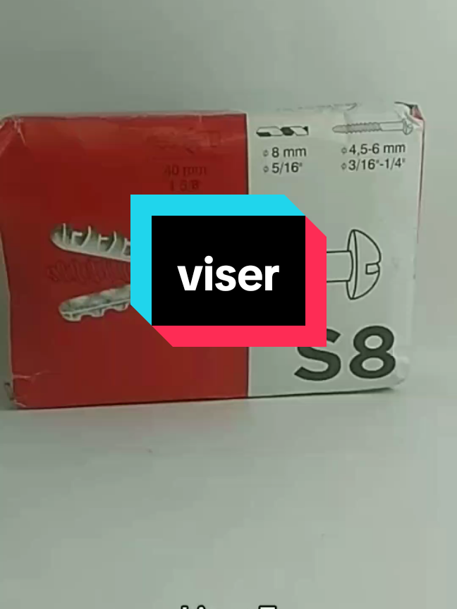 fischer polystar ukuran s8 pas untuk pasang skrup di tembok yang mudah ambrol #fischer 