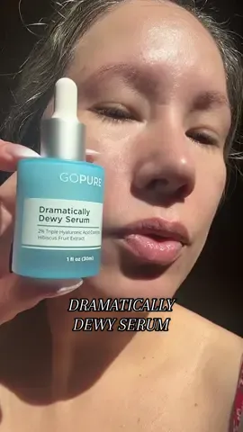 Hydrate you skin and get that dewy glow! Prefect for before your makeup! @Gopure dramatically dewy serum #dewyskin #gopure #BeautyTok #dewymakeup #hydratedskin #fyp #tiktokmademedoit #skinprep 