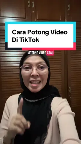 Cara memotong video TikTok Yang terlalu panjang #editvideotiktok  #cutvideo  #tiktoktips  #belajartiktok 