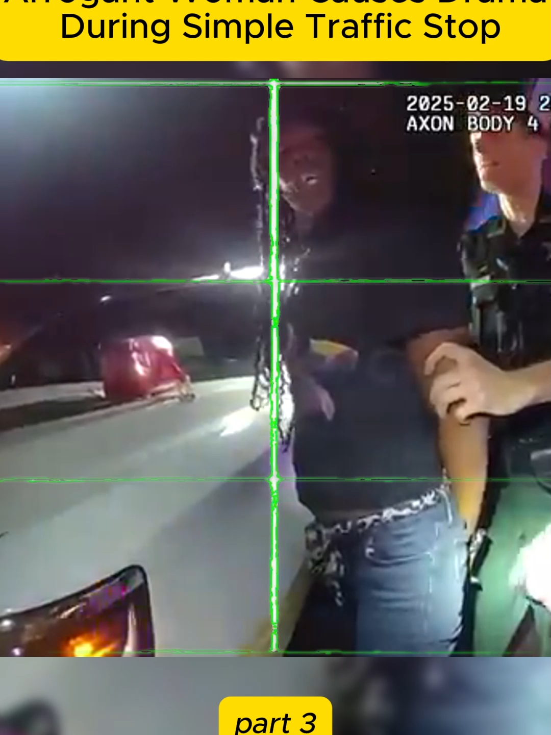 Arrogant Woman Causes Drama During Simple Traffic Stop #cops #copsoftiktok #copsontiktok #police #policeofficer #policeoftiktok