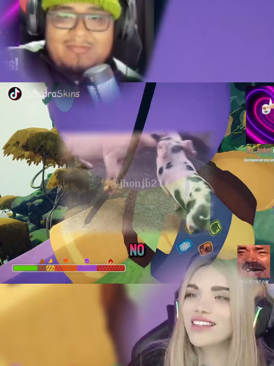sandra y smash jugando PEAK #sandraskins #paratiiiiiiiiiiiiiiiiiiiiiiiiiiiiiii #paratii #smashdota #fouryou #foryoupageofficiall❤️❤️tiktok #foryoupage❤️❤️ #PEAK