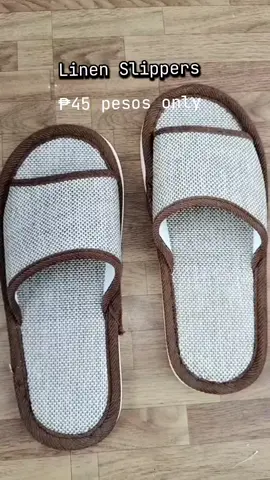 Linen Slippers for women and mens!  #slippers #linenslippers #pambahay #tsinelas #unisex #affordable 