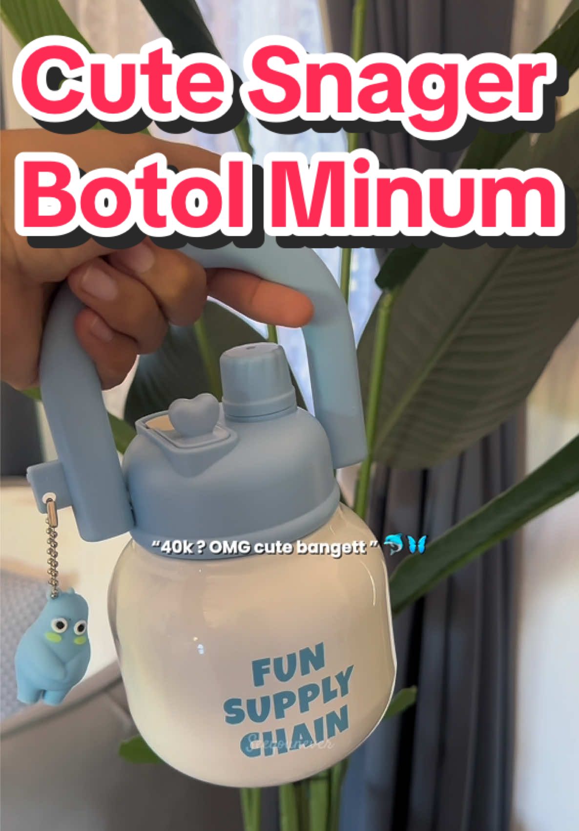 Akhirnya ada botol minum imut buat masuk sekolah nanti #botolminum #tumblr #tumblraesthetic #giftideas 