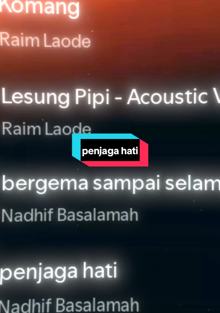 penjaga hati🎧🎶 | @Ajz  #fyp #4you #4upage #xzycba #spotify #spotifyplaylist #lyrics #liriklagu #penjagahati #nadhifbasalamah 