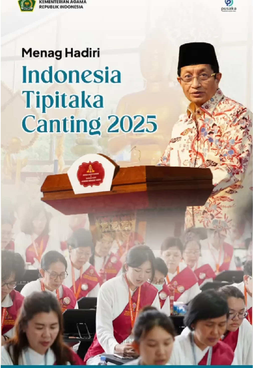 Ribuan umat Buddha dari dalam dan luar negeri mengikuti Indonesia Tipitaka Chanting & Āsālha Mahāpūjā 2569/2025. Acara ini berlangsung di Candi Borobudur, Sabtu (5/7/2025). Giat bertaraf internasional ini menjadi momentum peringatan hari suci Asalha, yakni hari saat pertama kalinya Buddha membabarkan Dhamma kepada lima orang pertapa di Taman Rusa Isipatana (Sarnath). Asalha juga diperingati sebagai hari terbentuknya Sangha atau komunitas bhikkhu, serta munculnya Tiga Permata umat Buddha: Buddha, Dhamma, dan Sangha.