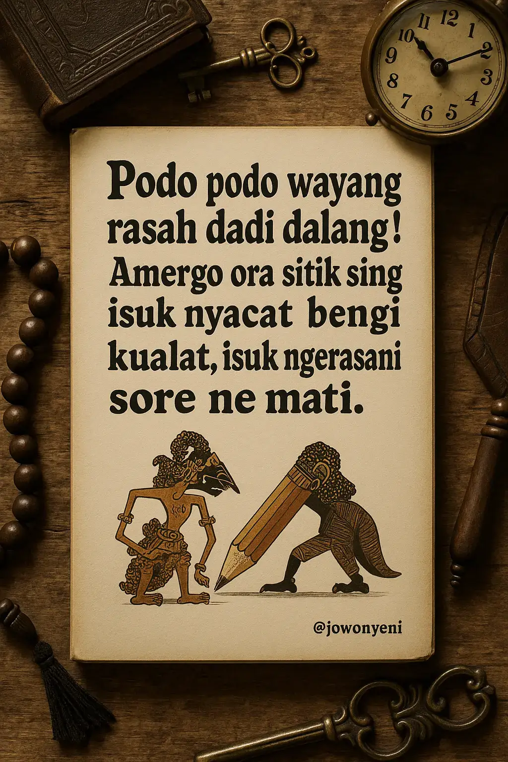#jowonyeni #wongjowo #bijakjawa 