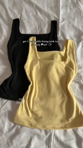 #tanktop #doubleliningtop #basicfit #OOTD #buy1take2tops 