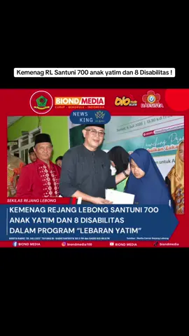 Kemenag RL Santuni 700 anak yatim dan 8 Disabilitas ! BERITA RADIO ! 05 JULI 2025 ❗️ Tayang di : Radio RAFSISTA 105.5 FM dan BIO 99.8 FM