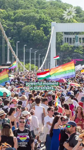 🌈 Budapest Pride was so colourful, powerful and electric.  But behind the scenes? Just hours before, participants were nervous, after Orbán and far right groups tried to intimidate us. Nobody should be scared to attend a protest.  It’s time the EU stopped looking the other way. Orbán and leaders like him who restrict basic human rights can’t keep getting a free pass. #budapestpride 
