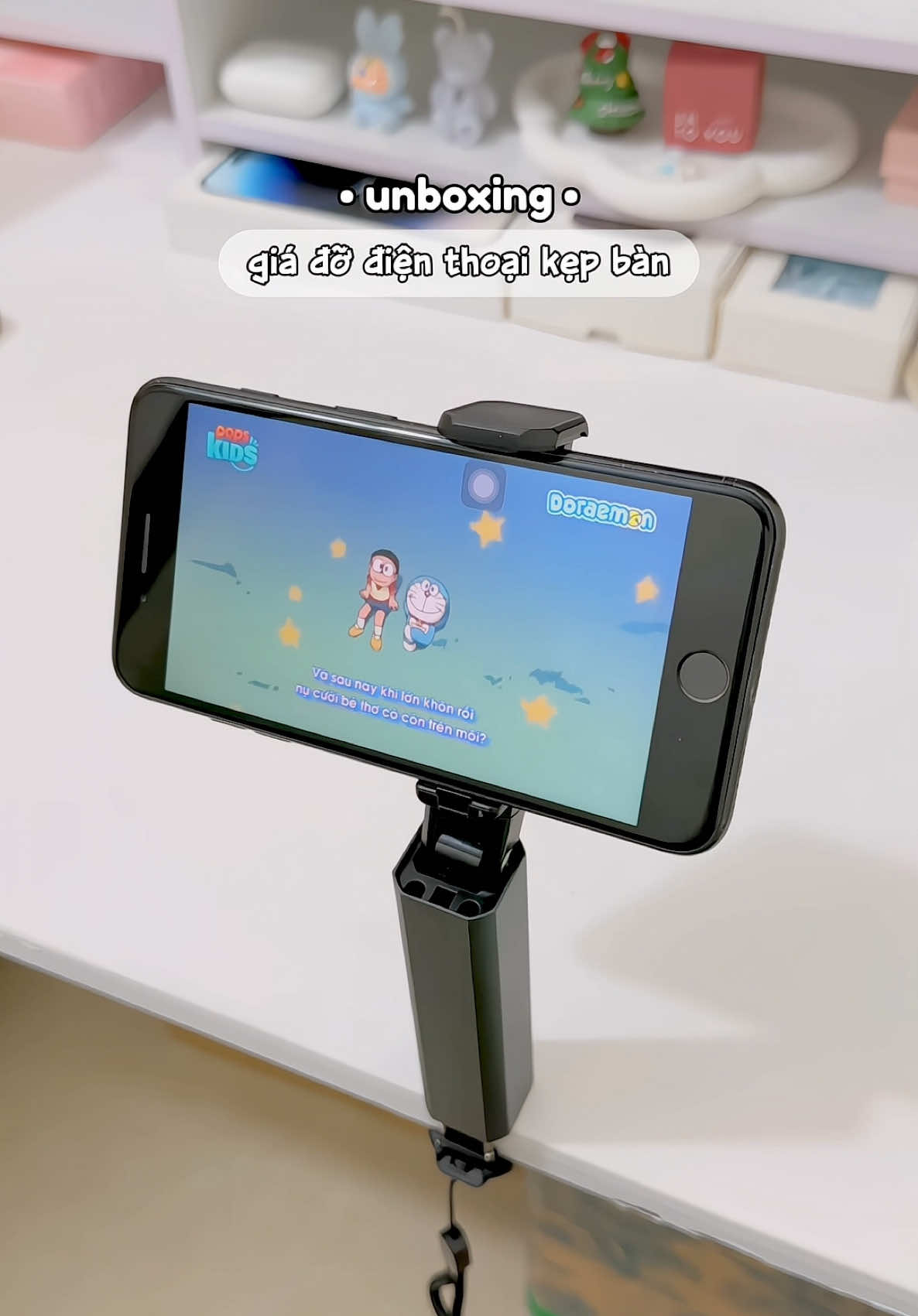 Giá đỡ điện thoại cầm tay dạng kẹp siu tiện lợi, nhỏ gọn dễ mang theo 🛒 #xuhuong #xuhuongtiktok #viraltiktok #unboxing #giadodienthoai #giadodienthoaideban #giakepdienthoai #fyp #muataitiktok #muataitiktokshop 