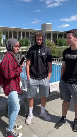 going around campus w @muslimthicc asking students uncomfortable questions #fyp