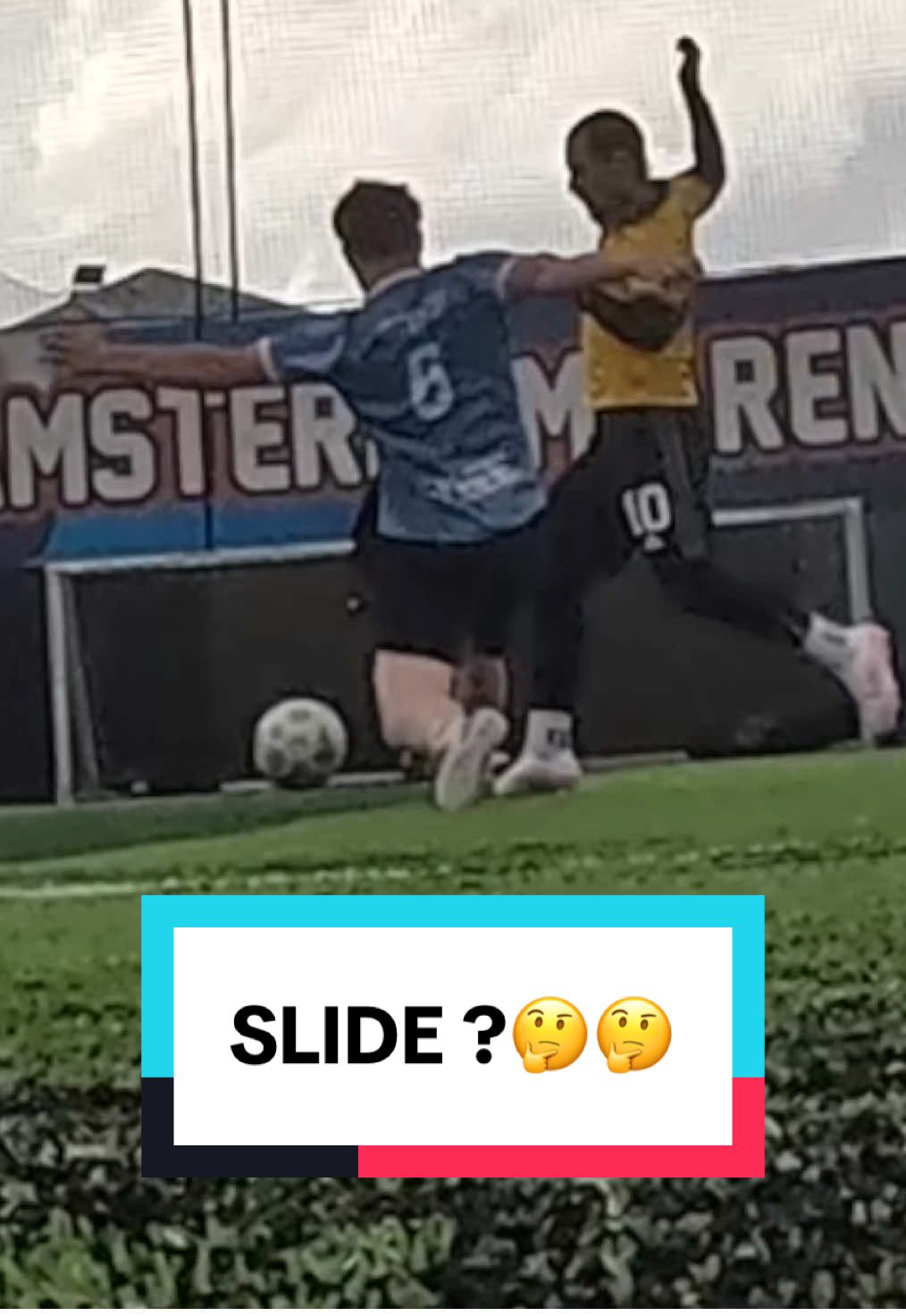 Did the ref get this one right ?🤔 #5asidefootball #footballtiktok #viral 