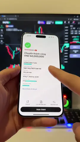 Vốn 60M lên 537M cho khách #cryptotrading #chungkhoan #tradechungkhoan #xuhuong 