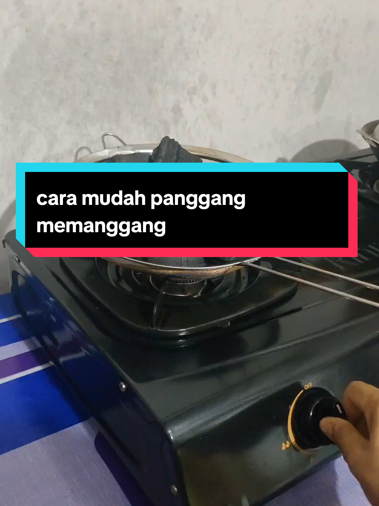 Tu kan gampang😁#apalgi pakai tempat panggang ini#fyppp #videooviral#pangganganportable 