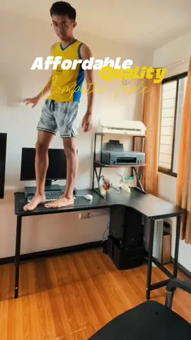 Home Office Table na Quality ba hanap niyo? sobrang mura na nito ngayong 7.7 check the yellow basket for as low as P999 meron ka ng LShape Table, Check the yellow basket for more info! #officetable #computertable #workfromhome 