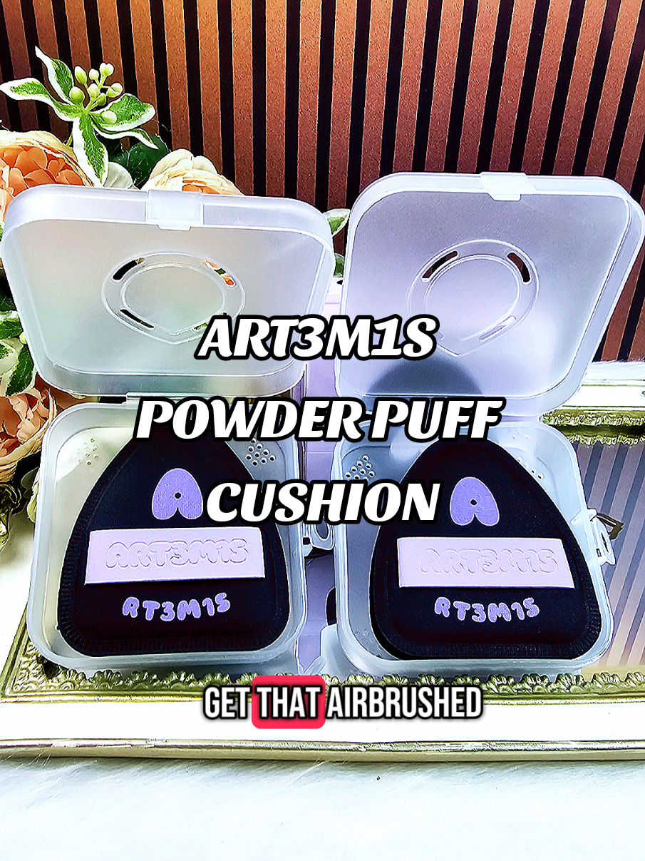 Say goodbye to complicated makeup routines! The ART3M1S Powder Puff Cushion makes achieving a perfect look quick and easy.  Tap-tap-tap, blend, and go! Get yours today! 😃 #art3m1s  #powderpuff  #powderpuffcushion  #beautyessentials  #makeupmusthaves 