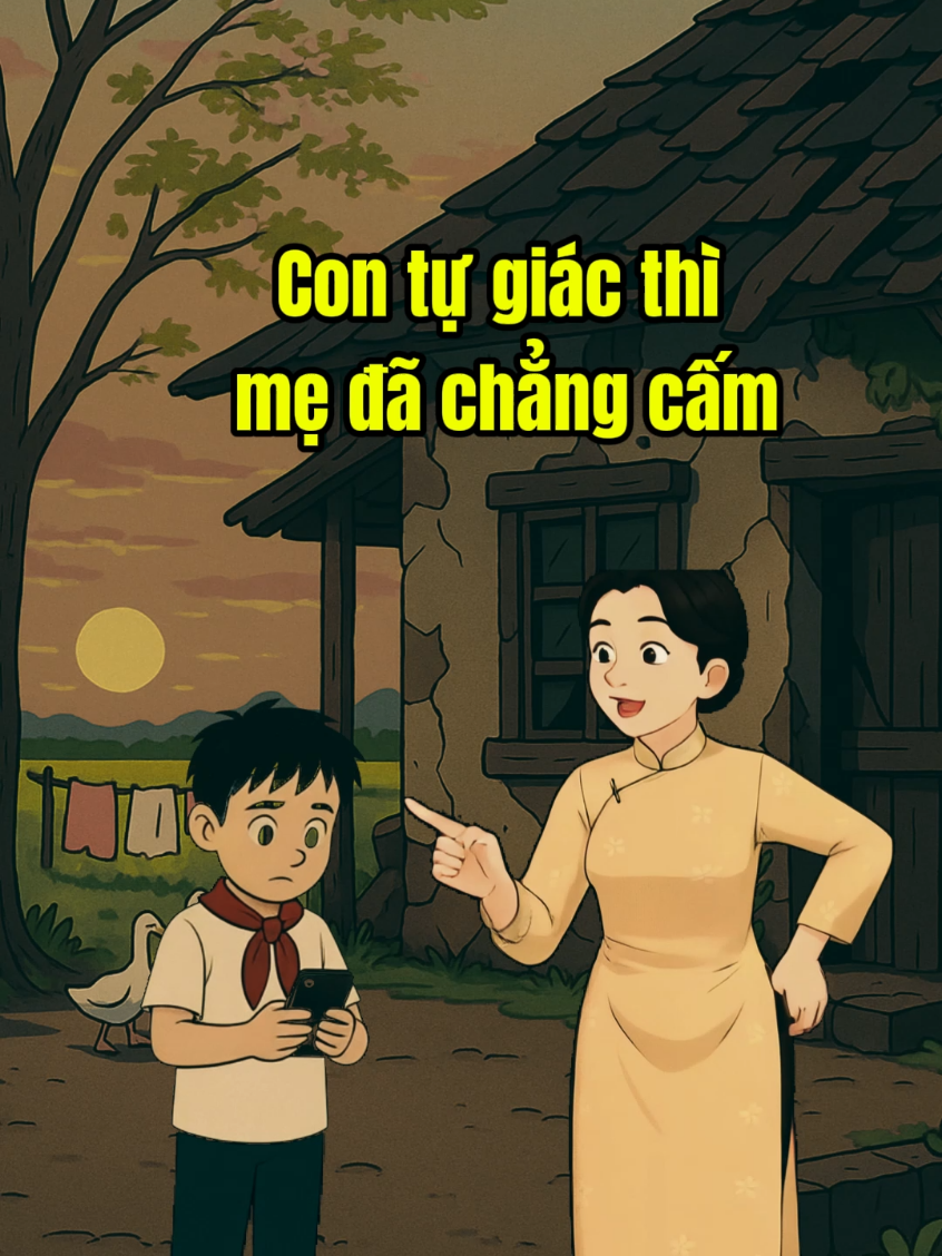 Trưởng thành là khi con có thể nói rằng: 