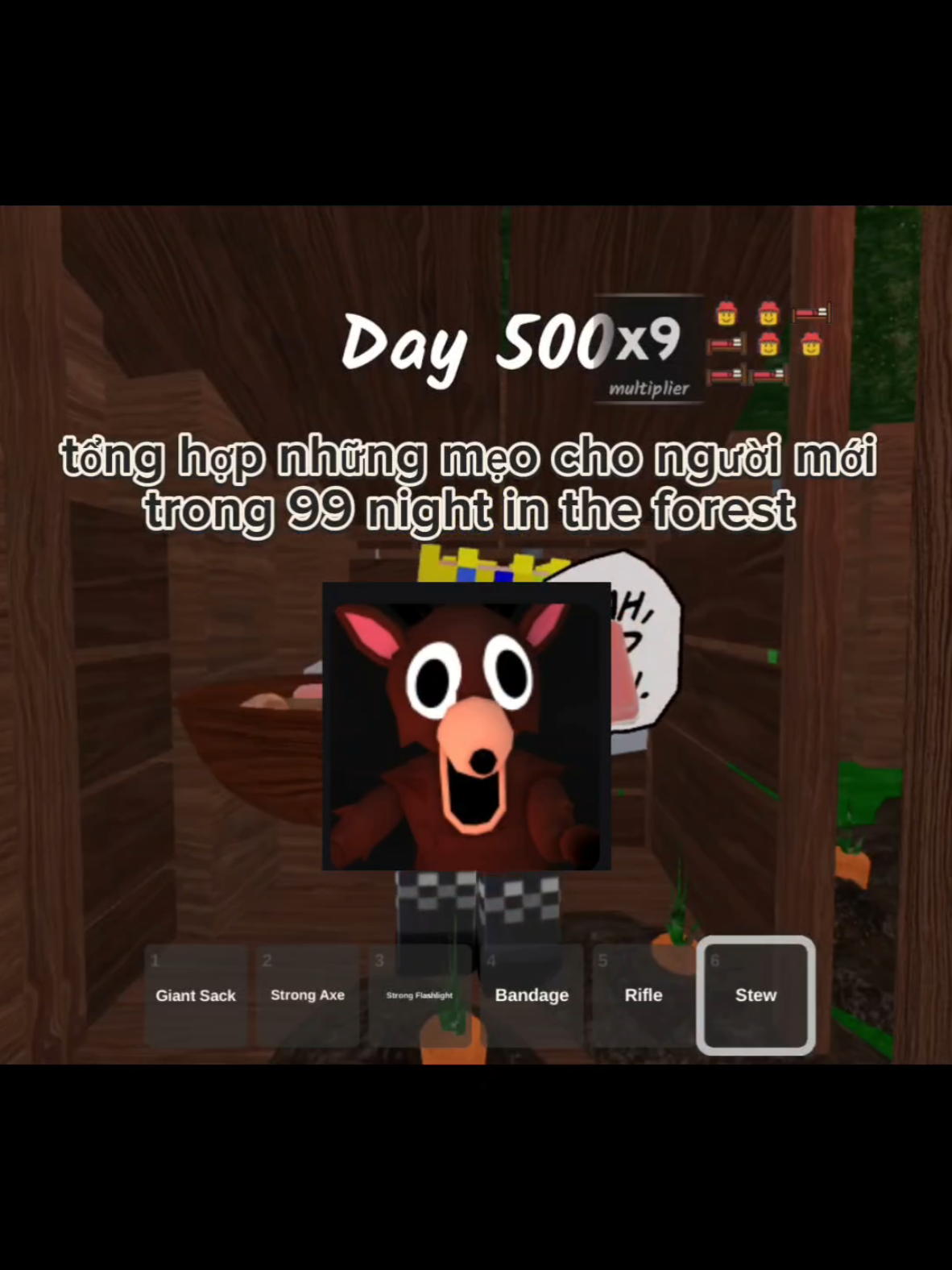 tổng hợp những mẹo cho người mới trong 99 night in the forest  #99nightintheforest #roblox #robloxfyp #anh_herobrine #xh 