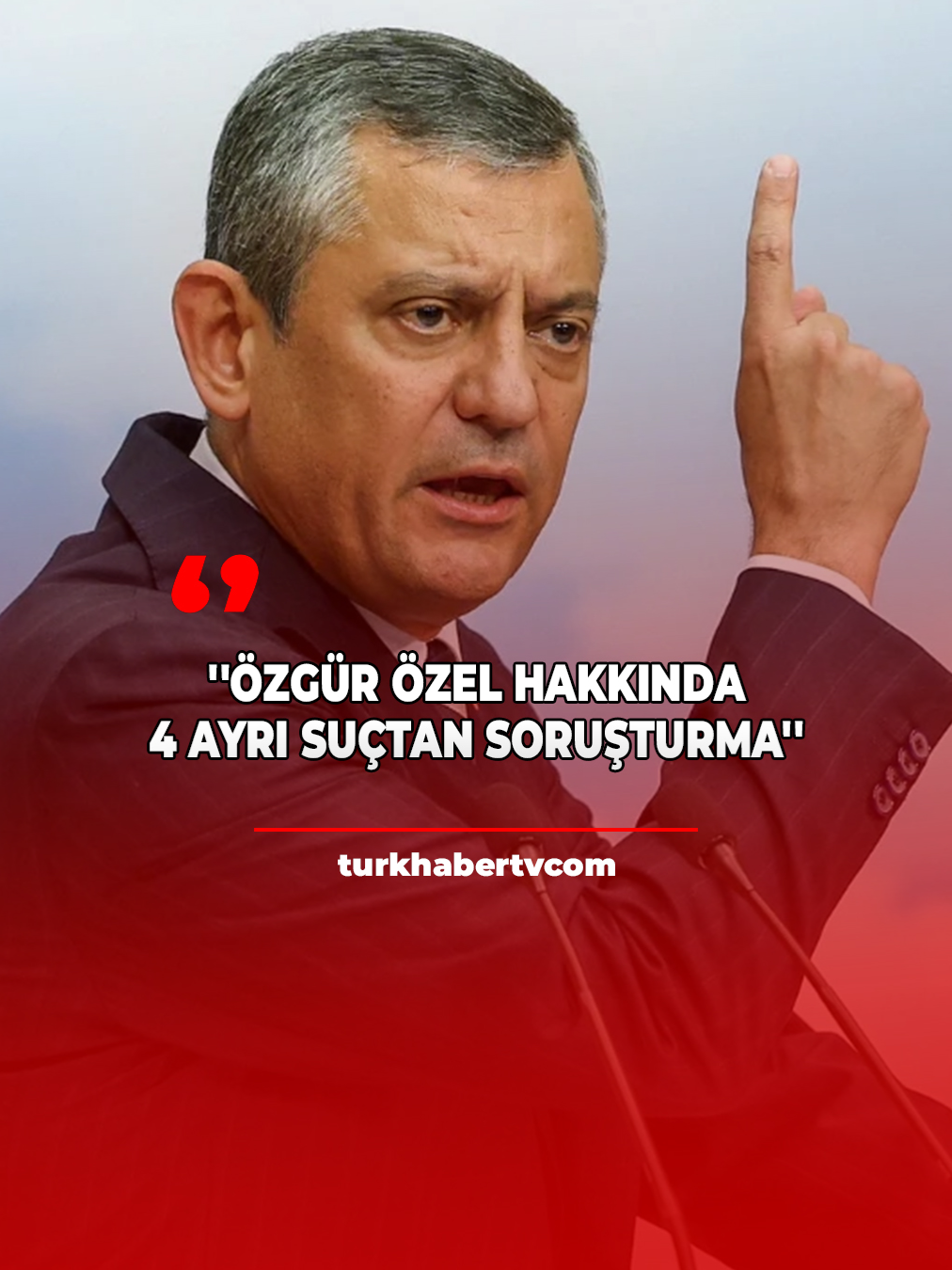 CHP Genel Başkanı Özgür Özel hakkında, partisinin MYK toplantısı sonrasında yaptığı açıklamalarda kullandığı ifadeler nedeniyle resen soruşturma başlatıldı. Gelişmeler kamuoyunca yakından takip ediliyor. #ÖzgürÖzel #CHP #Soruşturma #Siyaset #MYK  #SonDakika #HABER