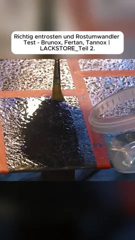 Richtig entrosten und Rostumwandler Test - Brunox, Fertan, Tannox | LACKSTORE #DIY #Tutorial #Guide #Lackieren #Tipps #Lack #Sto #mrhandwerker #heimwerken  #handwerk #heimwerkerhelden #holzwerker  #jonaswinkler #letsbastel #easyalex #heldenderwerkstatt 