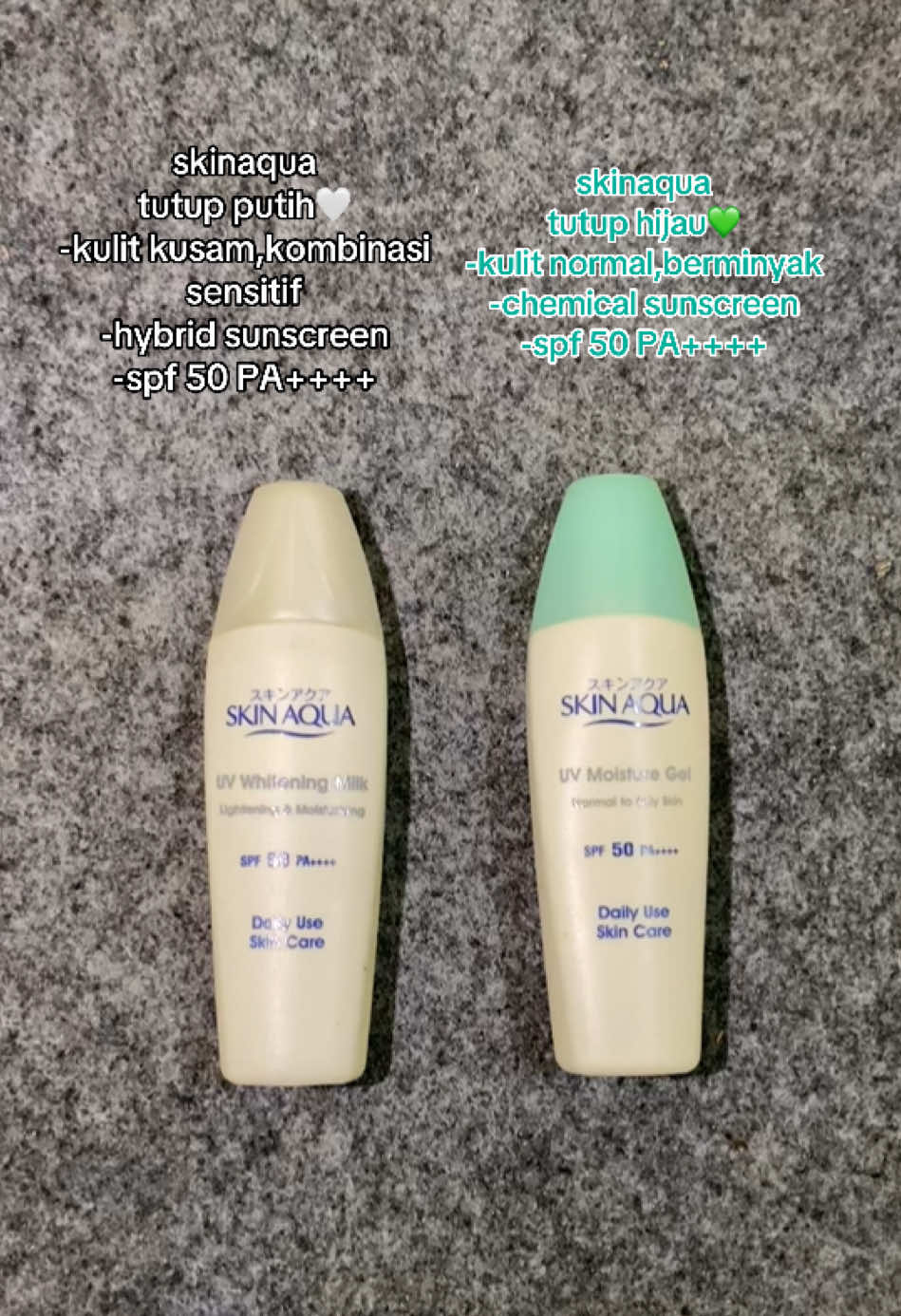 awet juga sunscreen ini💋#racuntiktok #guncang77 #gajiansale #sunscreenviral #skinaqua #rekomendasisunscreen 