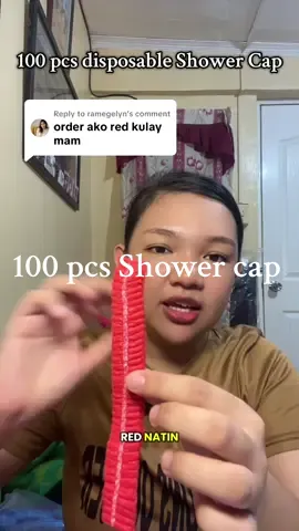 Replying to @ramegelyn eto yung res mii. #100pcsdisposableshowercaps #showercap #100pcsshowercap