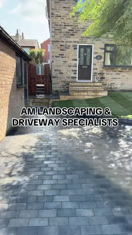 Timelapse of the AM team block paving #foryoupage #foryou #fyp #blockpaving #landscaping #viralvideos 