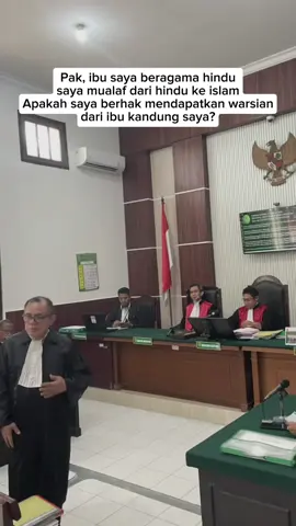 apakah bisa meskipun berbeda agama orang tua dengan anak bisa mendapatkan harta warisan? yuk simak biar tidak salah langkah!!!! #hukumindonesia #hukumperdata #hukumperbankan #advokat 