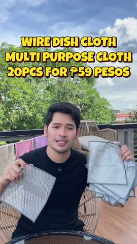 WIRE DISH CLOTH MULTI PURPOSE CLOTH 20PCS FOR ₱59 PESOS
