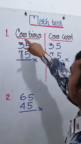 cara cepat perkalian #keluargabahagia #matematika #gurukreatif #belajarmatematika #tesbumn #belajarmatematika #tesbumn #tesbumn 
