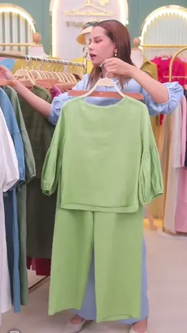 #ชุดเซ็ต #ชุดเซ็ตลินิน #กางเกง #กางเกงลินิน #TikTokFashion 
