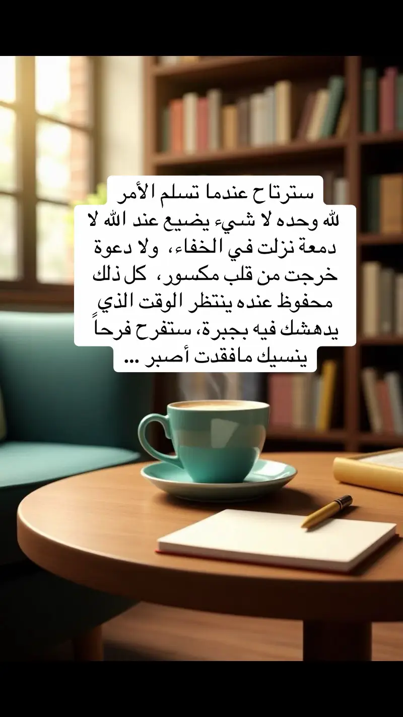 عبارات # دينية # سترتاح عندما تسلم الأمر ، لله وحده .#foryou #fyp 