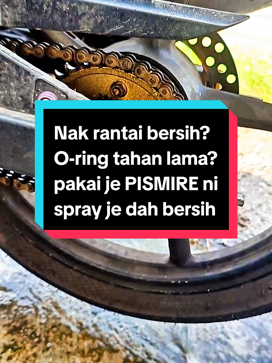 Replying to @a_fuad76  Pencuci rantai dari PiSMIRE ni memang mudah guna. khas untuk rantai O-Ring dan standard. rantai jadi smooth je o-ring korang pun tahan lama... #pencucirantai #pismire #rantaioring #chaincleaner #jenteraberantai 