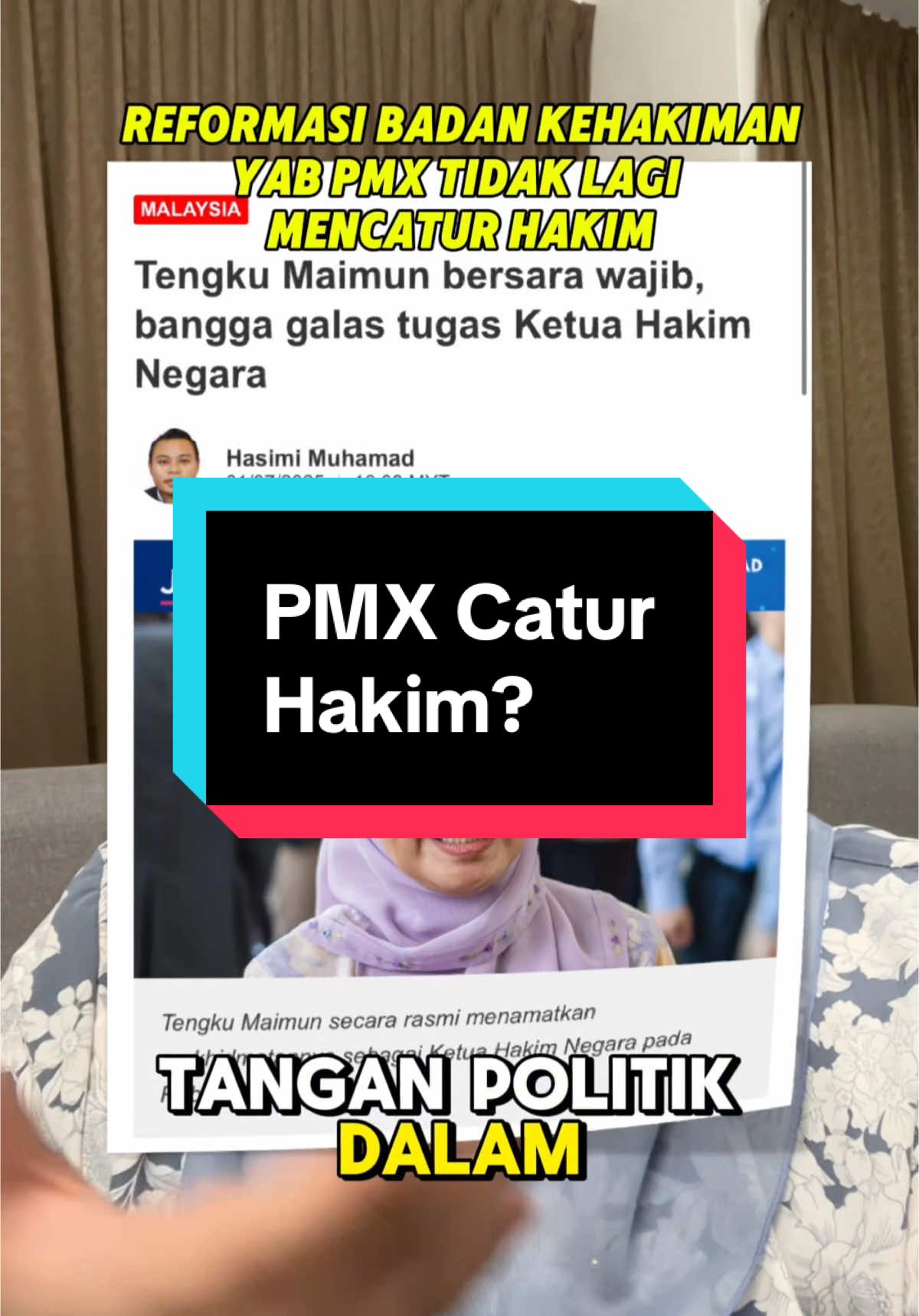 Tengku Maimun bukan lantikan PMX. Reformasi badan kehakiman sekarang bermakna PM tak boleh campur tangan lagi dalam perlantikan hakim! Jom bezakan dulu dan sekarang. #fypシ #ReformasiInstitusi #PMX #Judiciary #MalaysiaMadani #PolitikMalaysia #CapCut 