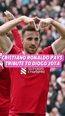Cristiano Ronaldo pays tribute to Diogo Jota#cristianoronaldo #diogojota #rip#fyp#usa 