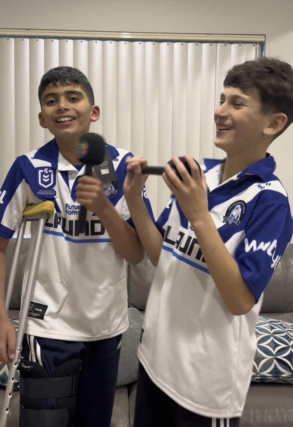 UNBOXING SPECIAL 💙🤍 Not sponsored or gifted (maybe one day 🤭) just two Shabebz obsessed @nrl_bulldogs 💙🤍 . . #nrlshabebz #proudtobeabulldog #nrlbulldogs #nrledits #canterburybankstownbulldogs #nrlfans #bulldogsnrl #bulldogsoftiktok #bulldogs #footyedits #nrlfyp #nrl #rugbyleague #nrlplayers #fyp #asmr @@Canterbury-Bankstown Bulldogs 
