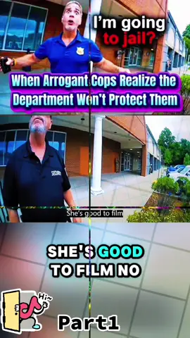 When Arrogant Cops Realize the Department Won’t Protect Them . Part1  #cops #policeofficer #audit #lawsuit #badcops #truecrime #viral 