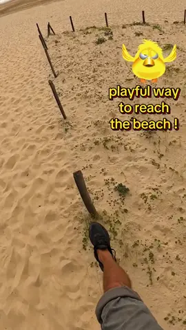 A more playful way to reach the beach 😉 #fly #beach #gravity 