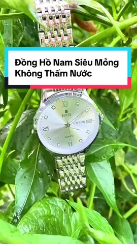 Đồng Hồ Nam Siêu Mỏng Không Thấm Nước #dongho #donghothethao #donghochongnuoc #donghodep #donghodeotay #donghogiare #donghonam 