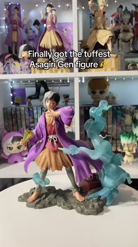 Unboxing the Dr. Stone Asagiri Gen figuarts zero figure 💜 #drstone #drstoneanime #dcst #asagirigen #genasagiri 