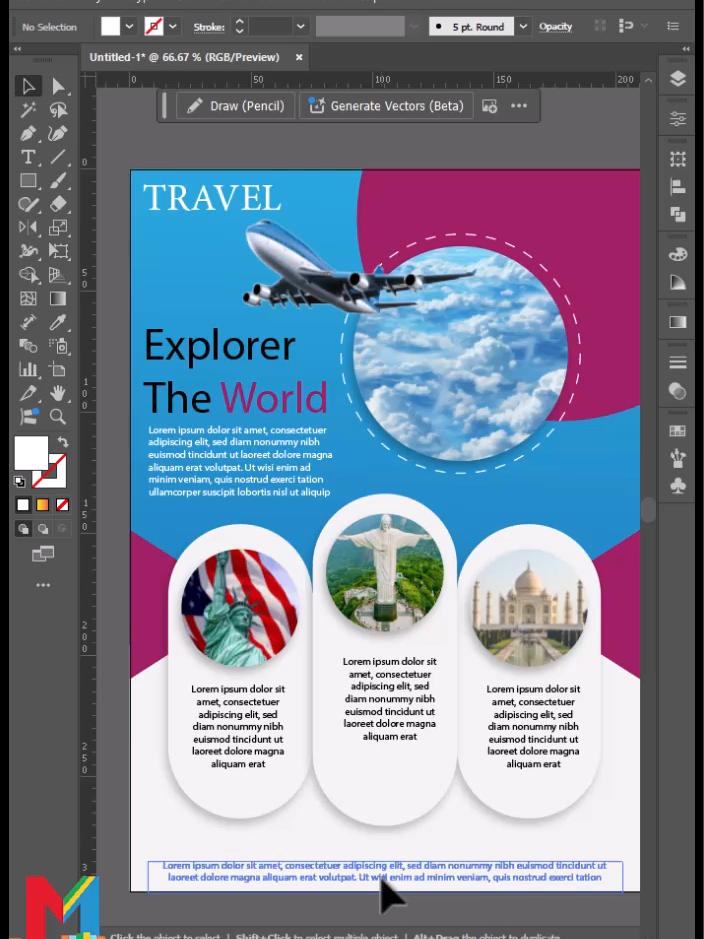 Adobe Illustrator Secrets How to Make a Pro Travel Flyer ✈️ #flyer#GraphicDesign #AdobeIllustrator #IllustratorTutorial #DesignTutorial #FlyerDesign #DesignTips #GraphicDesigner #CreativeDesign #DigitalArt #DesignInspiration  #HowToDesign #AdDesign #MarketingDesign #Tutorial #TikTokDesign #LearnDesign  #DIYDesign #foryou #fyb #viral #LearnOnTikTok
