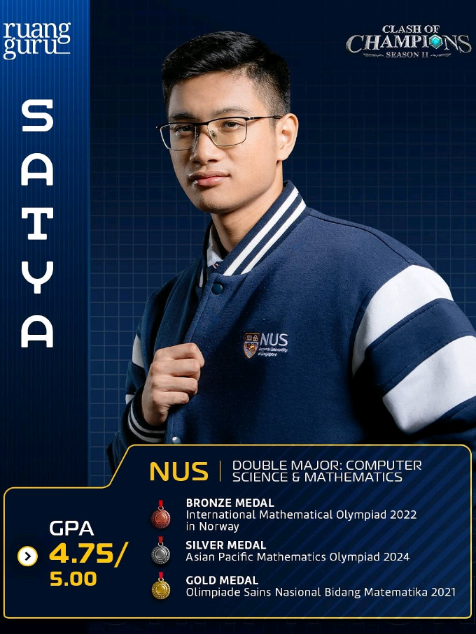 cowo NUS gak pernah gagal @satya.adigama @Ruangguru - Official @Clash of Champions Season 2 #ruangguru #clashofchampions #brainrush #universitywar #nus #velocity #Capcut #jj #alightmotion #fyp #foryou #foryoupage #tiktok 