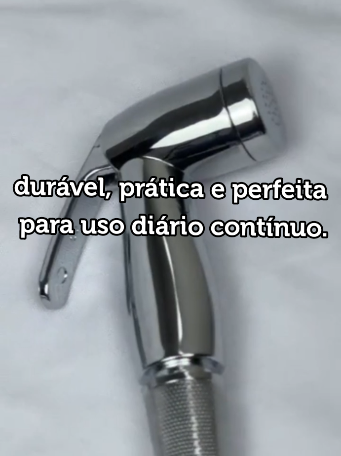 Chega de duchas fracas. Escolha funcionalidade e estilo! #DuchaHigiênica #BanheiroTop #CasaFuncional #InoxResistente 