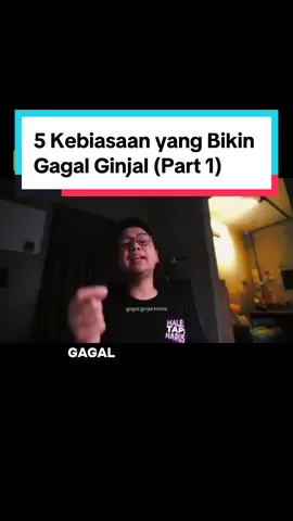 5 Faktor kebiasaan yang tidak disadari ini dapat menyebabkan risiko gagal ginjal kronis pada tubuh (PART 1/2). (dr. Decsa Medika Hertanto, SpPD, KGH (Dokter Spesialis Penyakit Dalam dengan Subspesialisasi Ginjal dan Hipertensi)) Credit: youtube/drdecsa #seputarkesehatan #infokesehatan #infokesehatantubuh #infokesehatananak #infokesehatanindonesia #hidupsehat #gagalginjal #gagalginjalkronis #penyebabgagalginjal #penyebabgagalginjal# #mencegahgagalginjal #kidneyfailure #sayangiginjalmu #fyp #fypage 