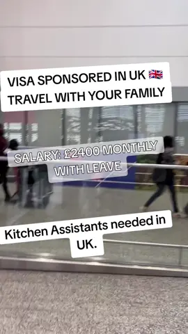 Work and pay later in the UK, KITCHEN ASSISTANTS REQUIRED IN LONDON, UK #workabroad #travel #newtrend #newbeginnings #overseasopportunities #ugandatiktok🇺🇬 #ugandanstiktok 