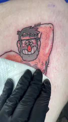 Oh Grunkle Stan.. #greatday  #greatdaytattoo #grunklestan #gravityfalls #gravityfallstattoo #daddysgirl #indiana #tattoo 