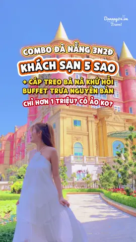 Combo Đà Nẵng 3N2Đ ở khách sạn 5 sao, vé Bà Nà Hills, buffet mà chỉ hơn 1 củ/người?? 😳 #danangtravel #dulichdanang #banahills #vivudanang #danang #reviewkhachsan #awakenhoteldanang 