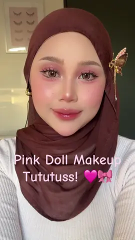 Pinky and fresh makeup tutorial 🩷 #fyp 