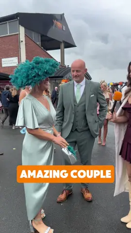 This couple looked amazing at Carlisle😍 #RacedayTV #HorseRacing #Fashion